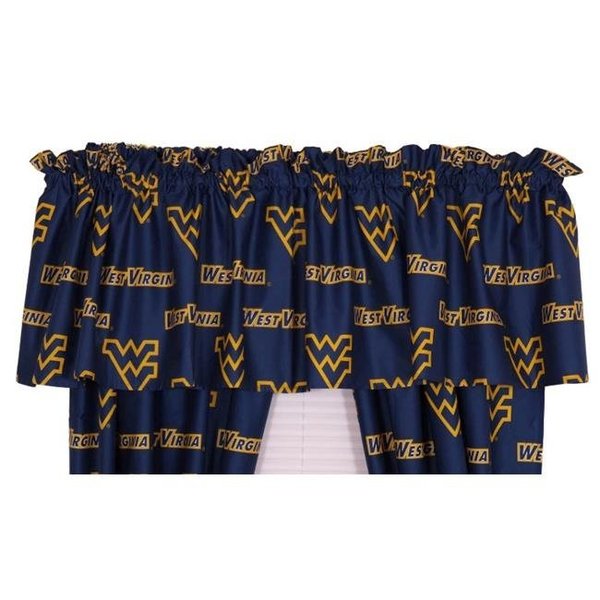 College Covers College Covers WVACVL West Virginia Printed Curtain Valance- 84 x 15 WVACVL